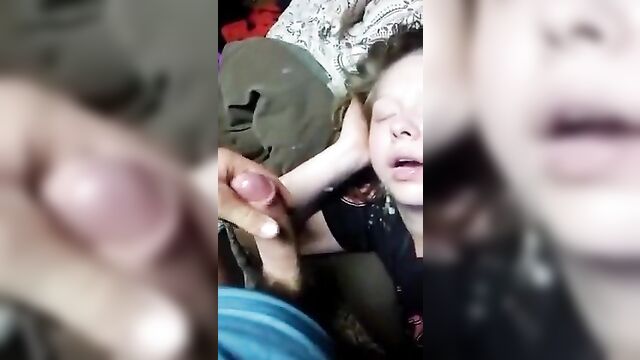 Pranking my sleeping Sister and Cumshot - 3 image