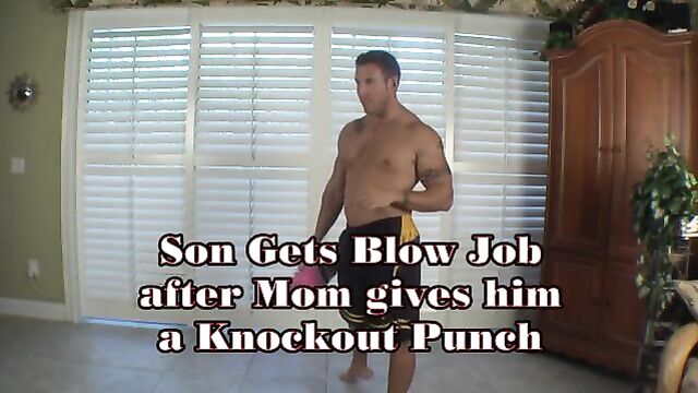 Mom and Son Boxing Family Incest - 1 image