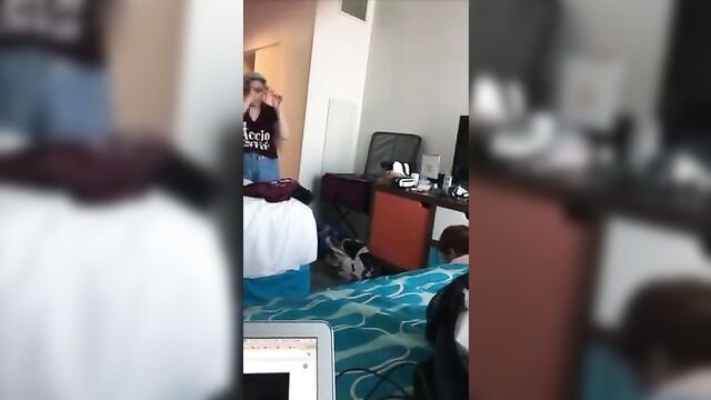 Sister goes naked in front of Brother and Mom - 5 image