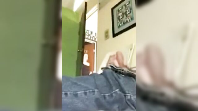 Nephew's cock flashes in front of my real Aunt - 1 image