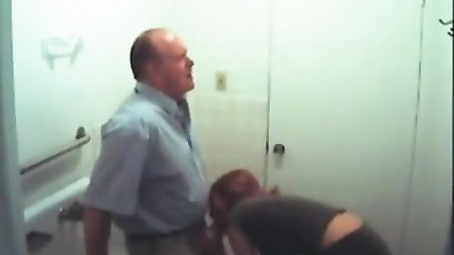 Daughter enjoys Fast blowjob for Daddy - 1 image