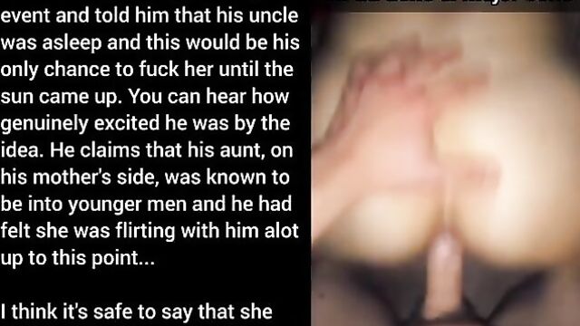 Aunt snuck into his room