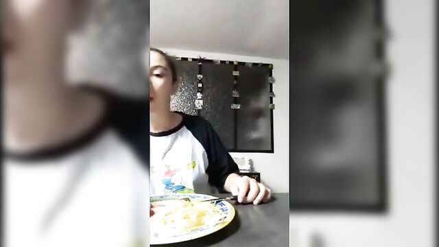 Daughter shows her Father her breasts during dinner - 5 image