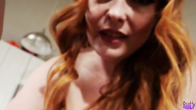 Taste Pussy Pounding With My RedHead Mother - 2 image